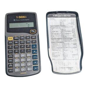 Texas Instruments Ti-30xa Scientific Calculator W/ Cover Tested Working